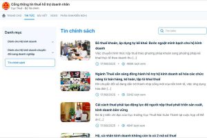 Cổng thông tin về thuế
