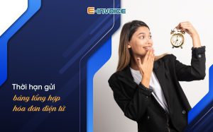 Quy định về dữ liệu hóa đơn điện tử