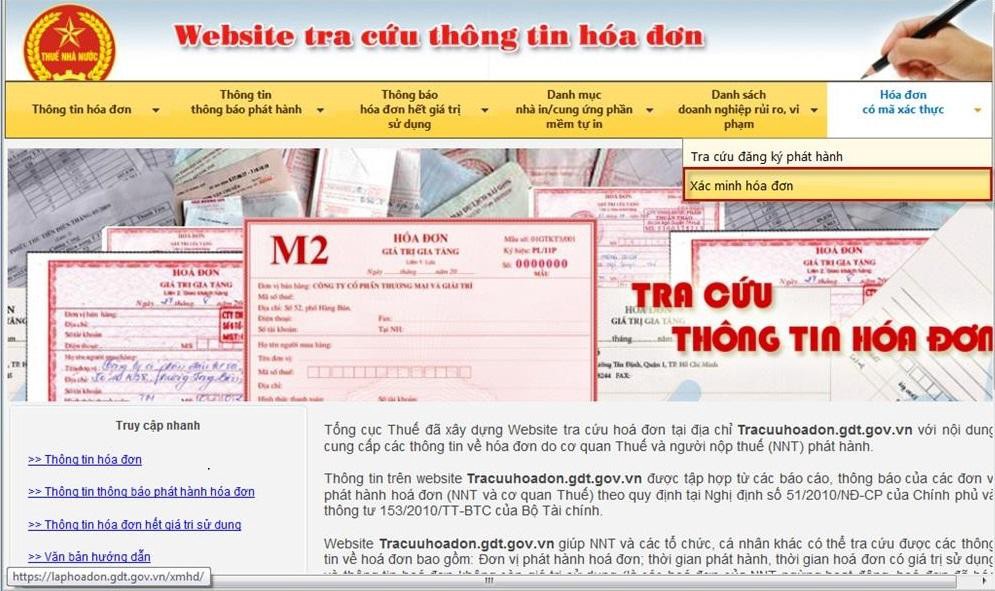 Hướng dẫn tra cứu hóa đơn trên cổng thông tin tra cứu hóa đơn điện tử