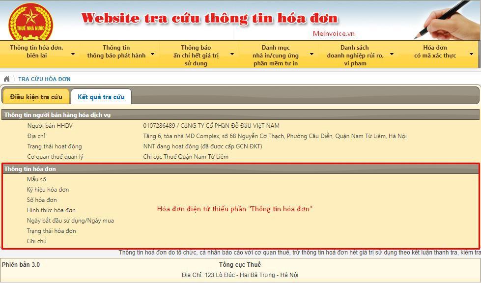 Hướng dẫn tra cứu hóa đơn trên cổng thông tin tra cứu hóa đơn điện tử