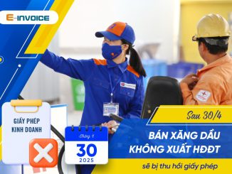Hóa đơn điện tử áp dụng trong kinh doanh xăng dầu