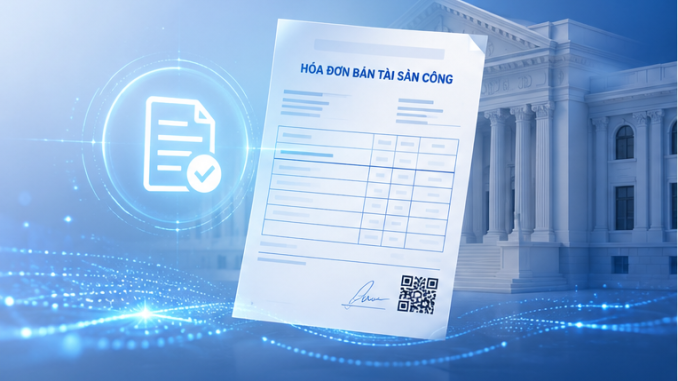 Hóa đơn bán tài sản công là gì