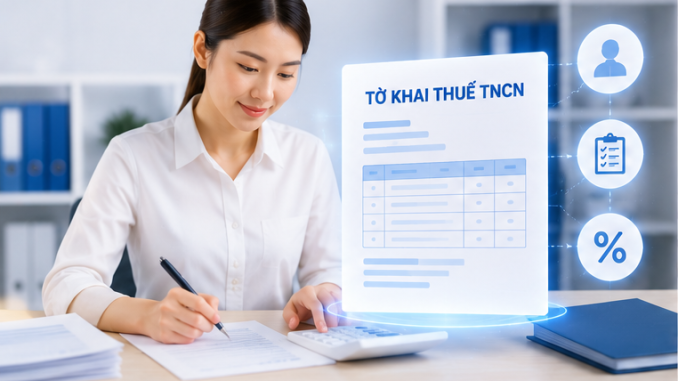 Tờ khai thuế TNCN