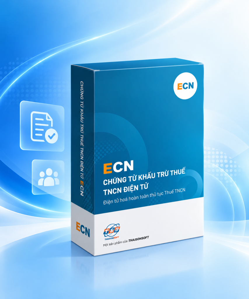 Phần mềm chứng từ khấu trừ thuế thu nhập cá nhân điện tử ECN Thái Sơn