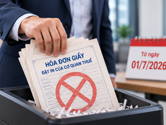 Bãi bỏ hoàn toàn hóa đơn giấy đặt in